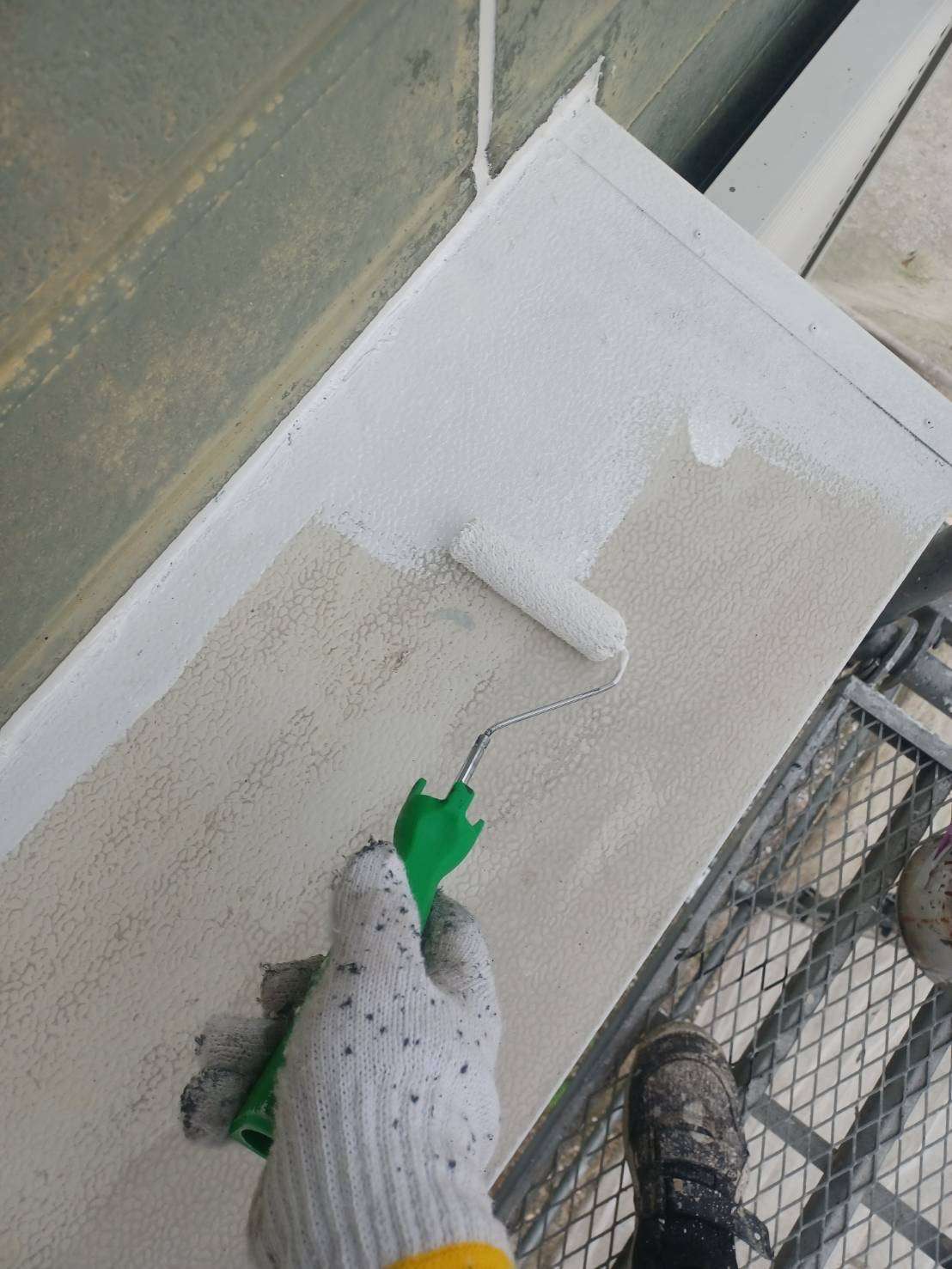愛知郡愛荘町の外壁屋根塗装工事で付帯部の塗装を行いました！【滋賀県大津市にある外壁塗装店・悠陽工房】
